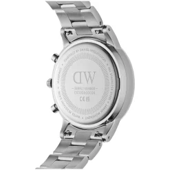 Daniel Wellington Iconic Chronograph 42mm Arctic Blue Sunray Dial Steel Case Watch