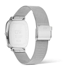 Daniel Wellington Marlon Sterling Linen 32x36.3mm Dial Steel Bracelet Watch
