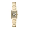 Emporio Armani 20 x 26mm White Dial Gold Tone Stainless Steel Bracelet Watch