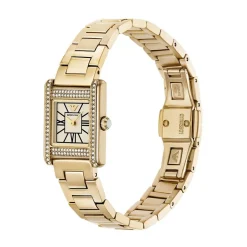 Emporio Armani 20 x 26mm White Dial Gold Tone Stainless Steel Bracelet Watch