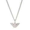 Emporio Armani Essentials Logo Stainless Steel Pendant