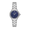 Emporio Armani Mia 32mm Blue Dial Cubic Zirconia Bezel Steel Bracelet Watch
