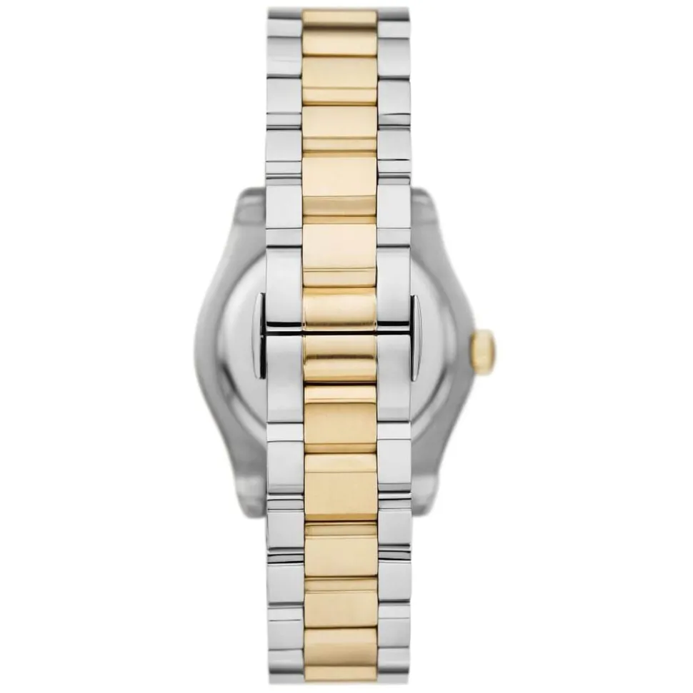 Emporio Armani Mia 32mm MOP Dial Yellow Gold Steel Bracelet Watch