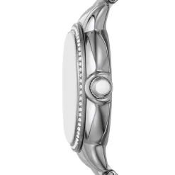 Emporio Armani Mia 32mm Silver Cubic Zirconia Set Dial & Bezel Steel Bracelet Watch