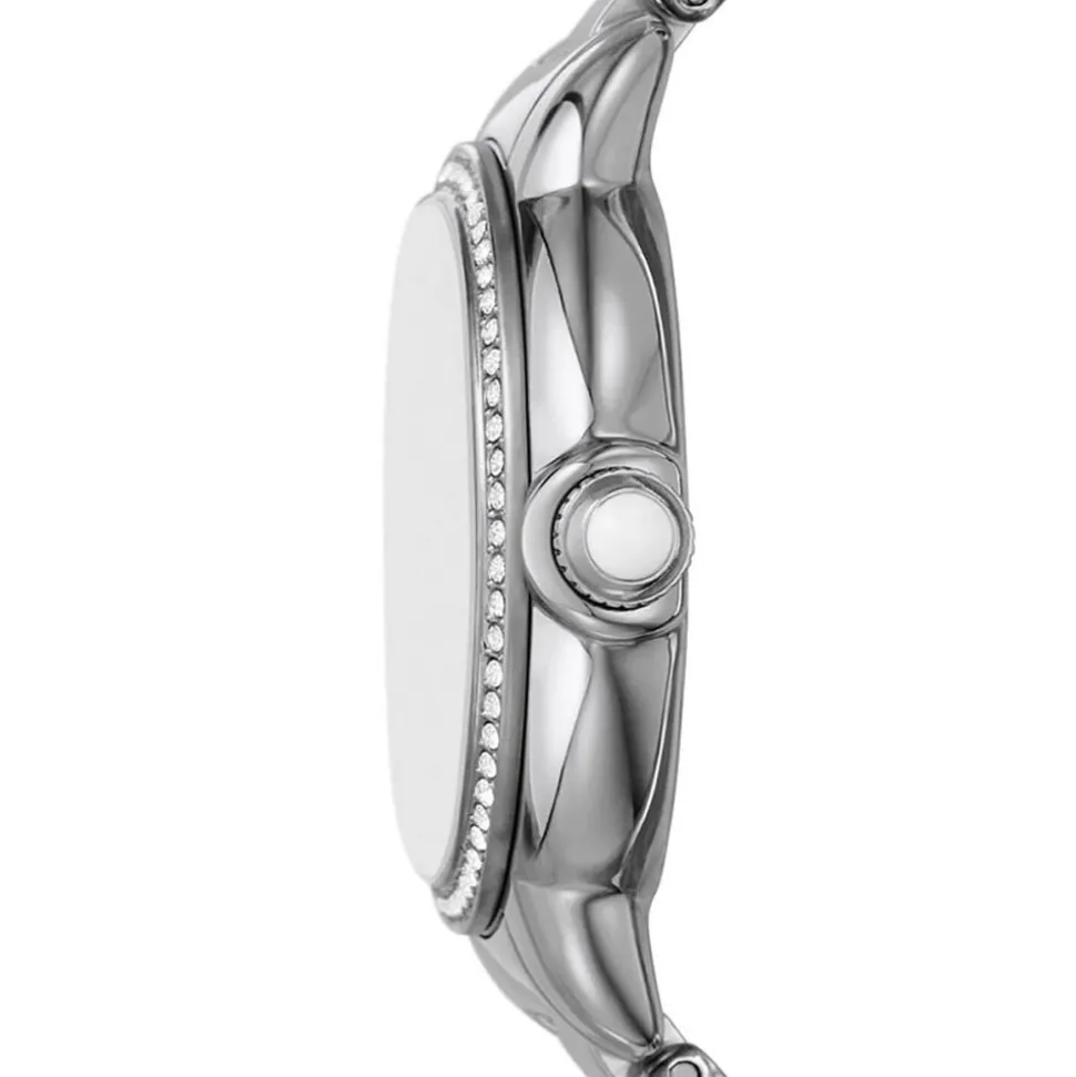 Emporio Armani Mia 32mm Silver Cubic Zirconia Set Dial & Bezel Steel Bracelet Watch