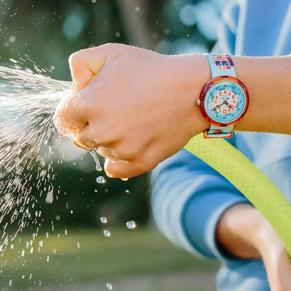 Flik Flak Fire Stopper 32mm Quartz Kids Watch