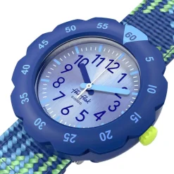 FLIK FLAK Loop In Blue 34.75mm Quartz Kids Watch