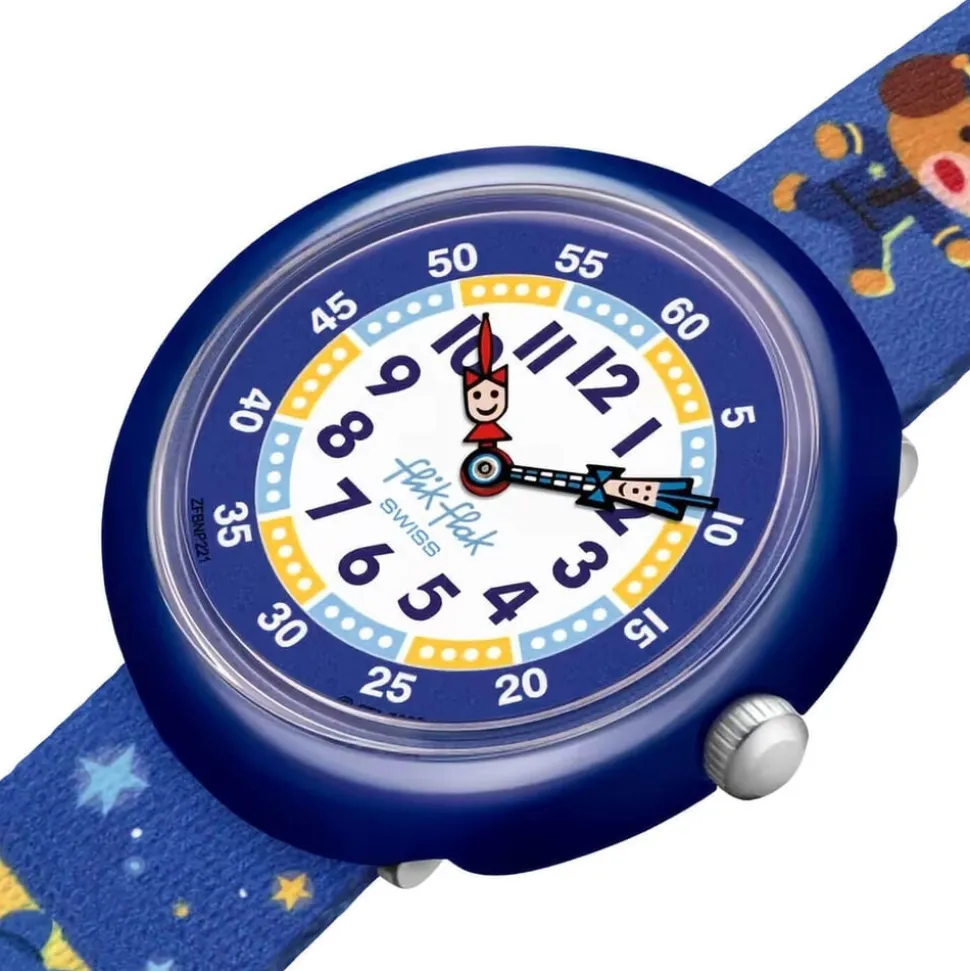 Flik Flak Paws Up 32mm Quartz Kids Watch