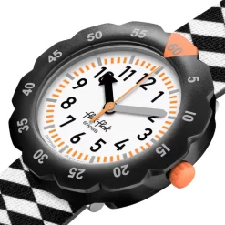 FLIK FLAK Race Flag 31.85mm Quartz Kids Watch