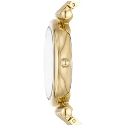 Fossil Carlie Mini 28mm Yellow Gold Steel Case Watch