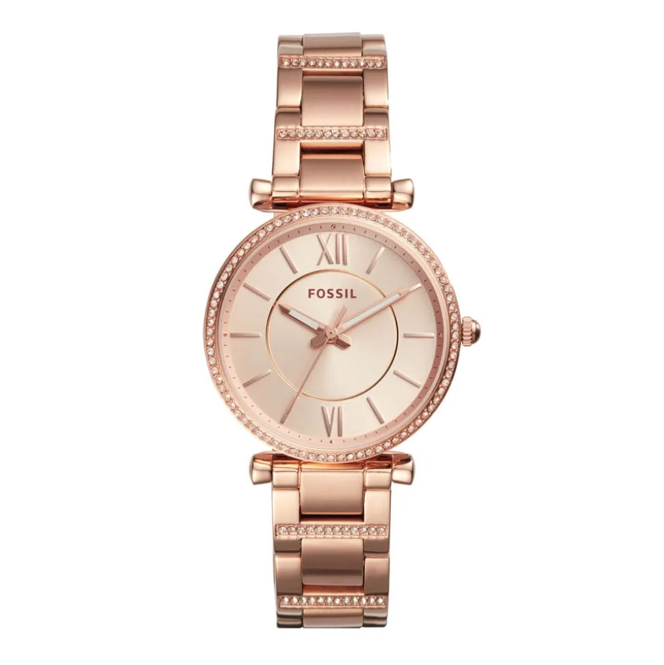 Fossil Carlie Rose Gold Ladies Watch