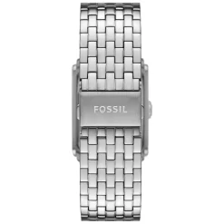 Fossil Carraway 32mm Silver Dial Steel Case Bracelet Watch