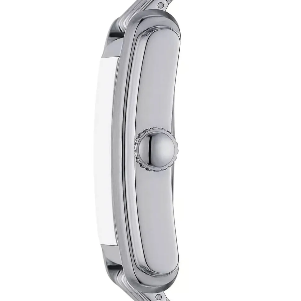 Fossil Carraway 32mm Silver Dial Steel Case Bracelet Watch