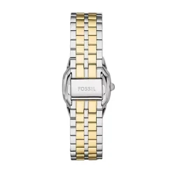 Fossil Harlow 27mm Cream Dial Two-Tone Stainless Steel Bracelet Watch