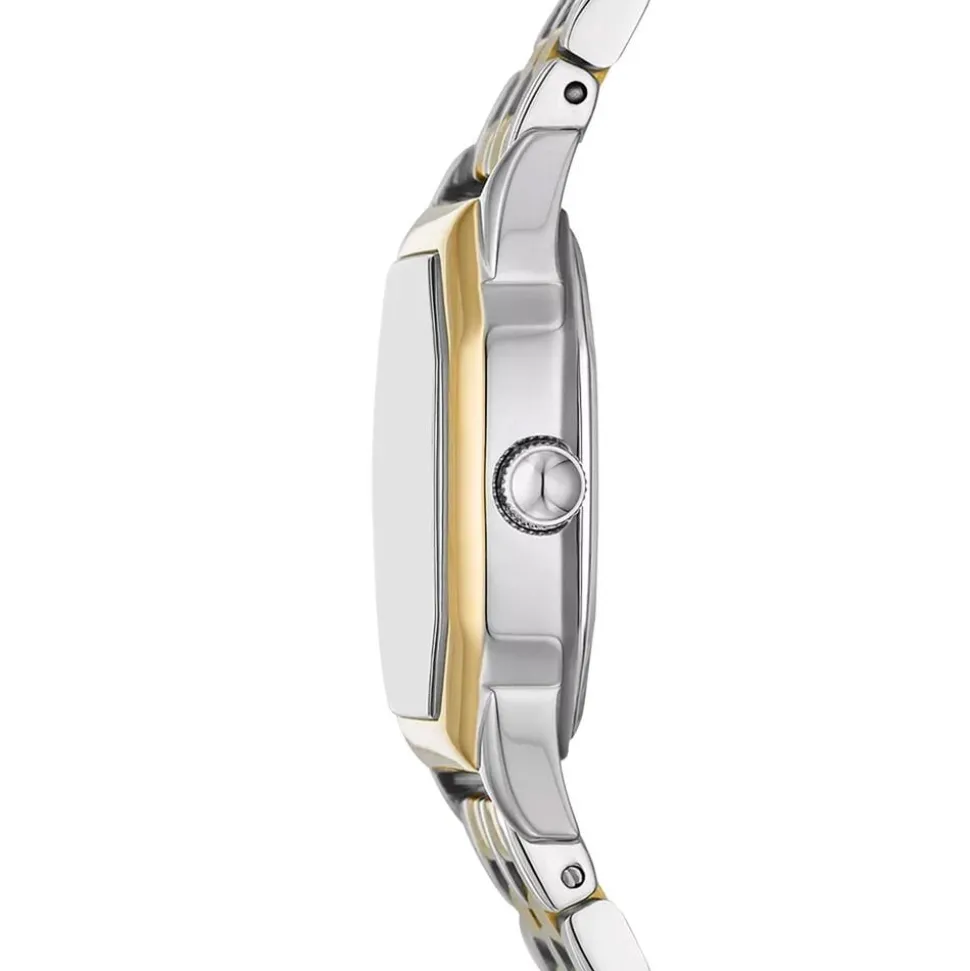 Fossil Harlow 27mm Cream Dial Two-Tone Stainless Steel Bracelet Watch