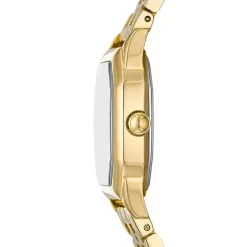 Fossil Harlow 27mm Cream Dial Gold Tone Stainless Steel Bracelet Watch