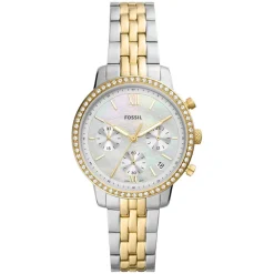Fossil Neutra 36mm Chronograph Silver Dial Ladies' Watch