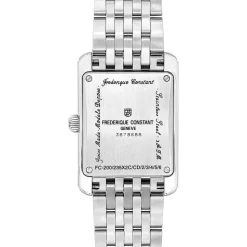 Frederique Constant Classics Caree Small Seconds 36x25.2mm Silver Dial Steel Bracelet Watch