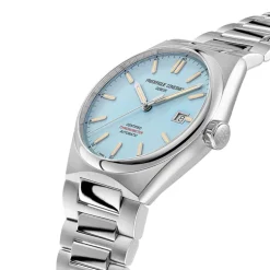 Frederique Constant Highlife COSC Automatic 39mm Light Blue Dial Steel Bracelet Watch