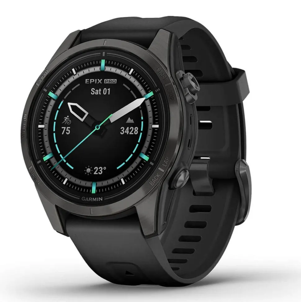 Garmin Epix Pro Gen 2 Sapphire 42mm Carbon Grey Titanium Case Watch