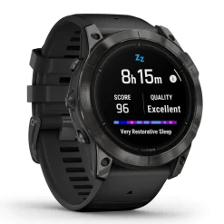 Garmin Epix Pro Gen 2 Sapphire 51mm Carbon Grey DLC Titanium Case Black Silicone Strap Watch