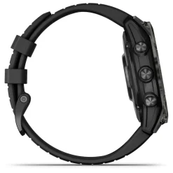 Garmin Epix Pro Gen 2 Sapphire 47mm Carbon Grey DLC Titanium Case Black Strap Watch