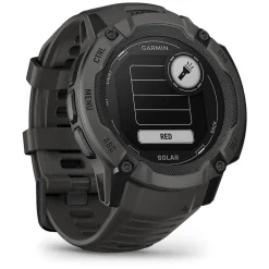 Garmin Instinct 2x Solar Graphite 50mm Black Silicone Strap Watch