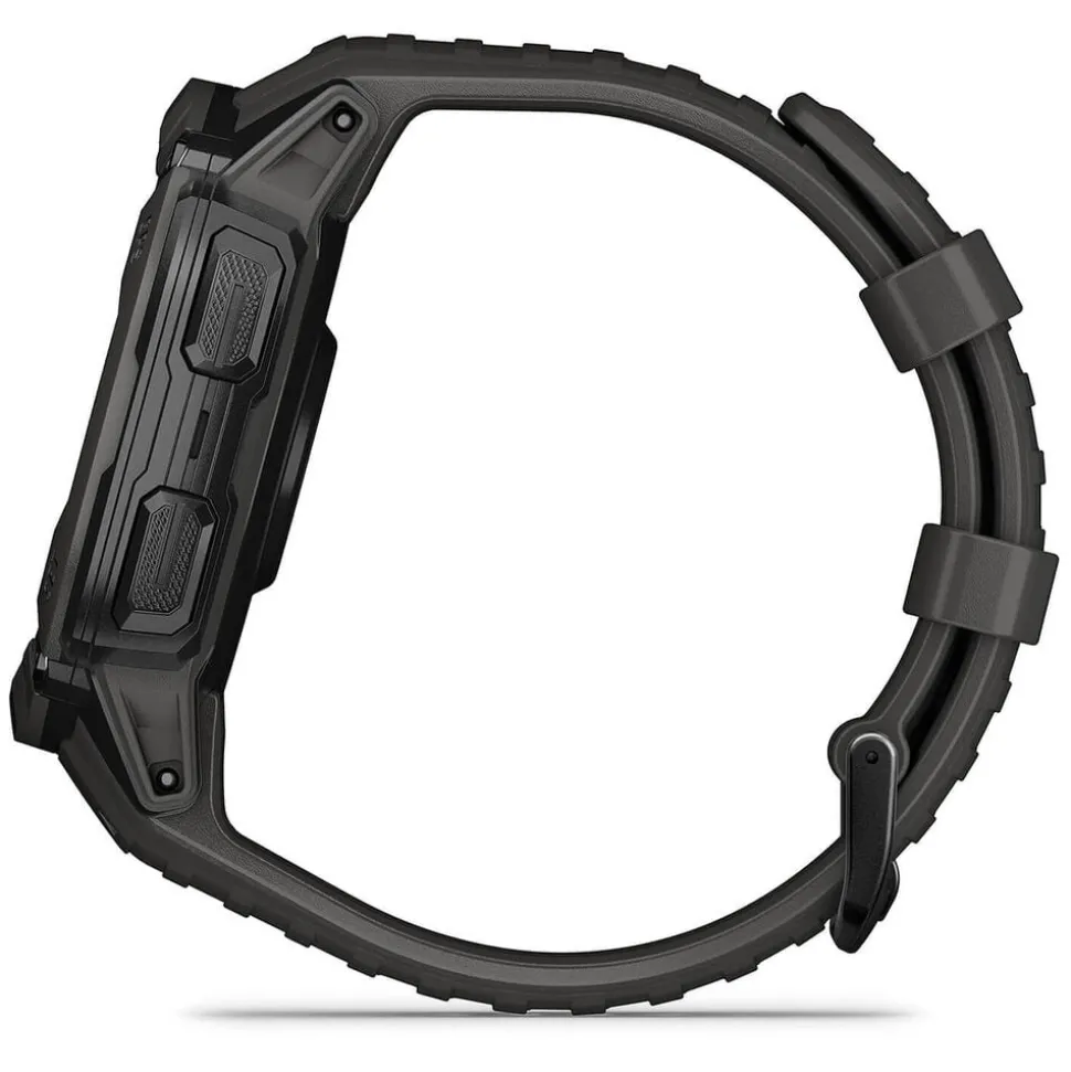 Garmin Instinct 2x Solar Graphite 50mm Black Silicone Strap Watch