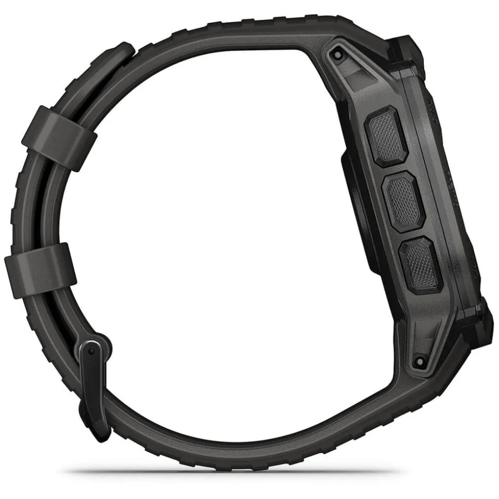 Garmin Instinct 2x Solar Graphite 50mm Black Silicone Strap Watch