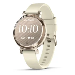 Garmin Lily&reg; 2 Cream Gold Bezel Coconut Silicone Strap Watch