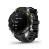 Garmin MARQ&reg; Athlete (Gen 2) 46mm Titanium Case Black Bezel Rubber Strap Watch