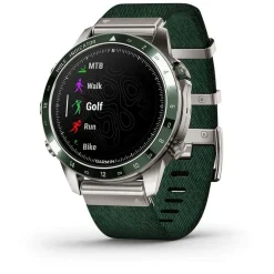 Garmin MARQ® Golfer (Gen 2) 46mm Titanium Case Green Ceramic Bezel Strap Watch
