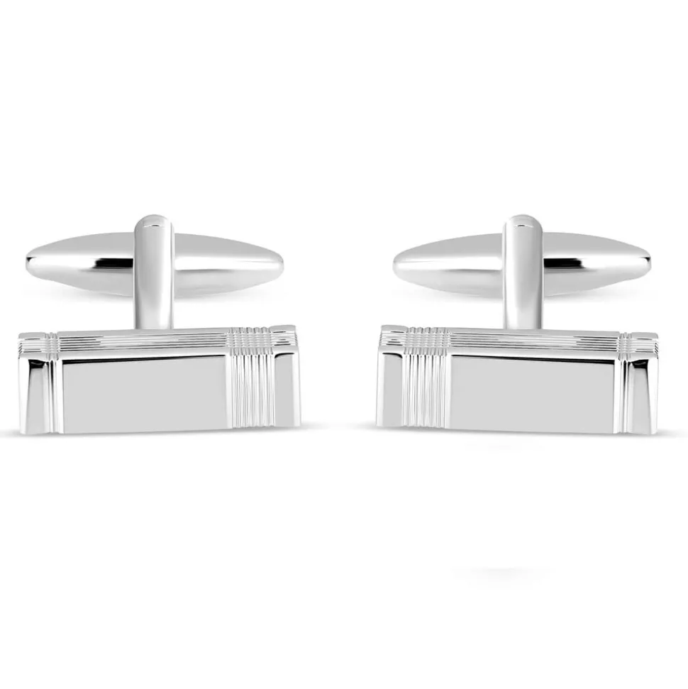 Gents Silver-Plated Cufflinks