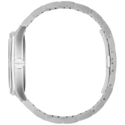 Gucci GG2570 Man's Black Dial Stainless Steel Watch