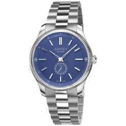 Gucci G-Timeless Automatic 40mm Blue Dial Steel Bracelet Watch