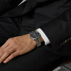 Gucci G-Timeless Automatic 40mm Black Dial Steel Bracelet Watch