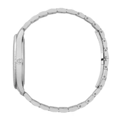 Gucci G-Timeless 38mm Silver Dial Stainless Steel Bracelet Watch