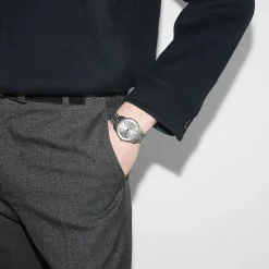 Gucci G-Timeless 38mm Silver Dial Stainless Steel Bracelet Watch