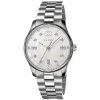 Gucci G-Timeless Quartz 29mm White MOP Dial Diamond Dots Steel Bracelet Watch