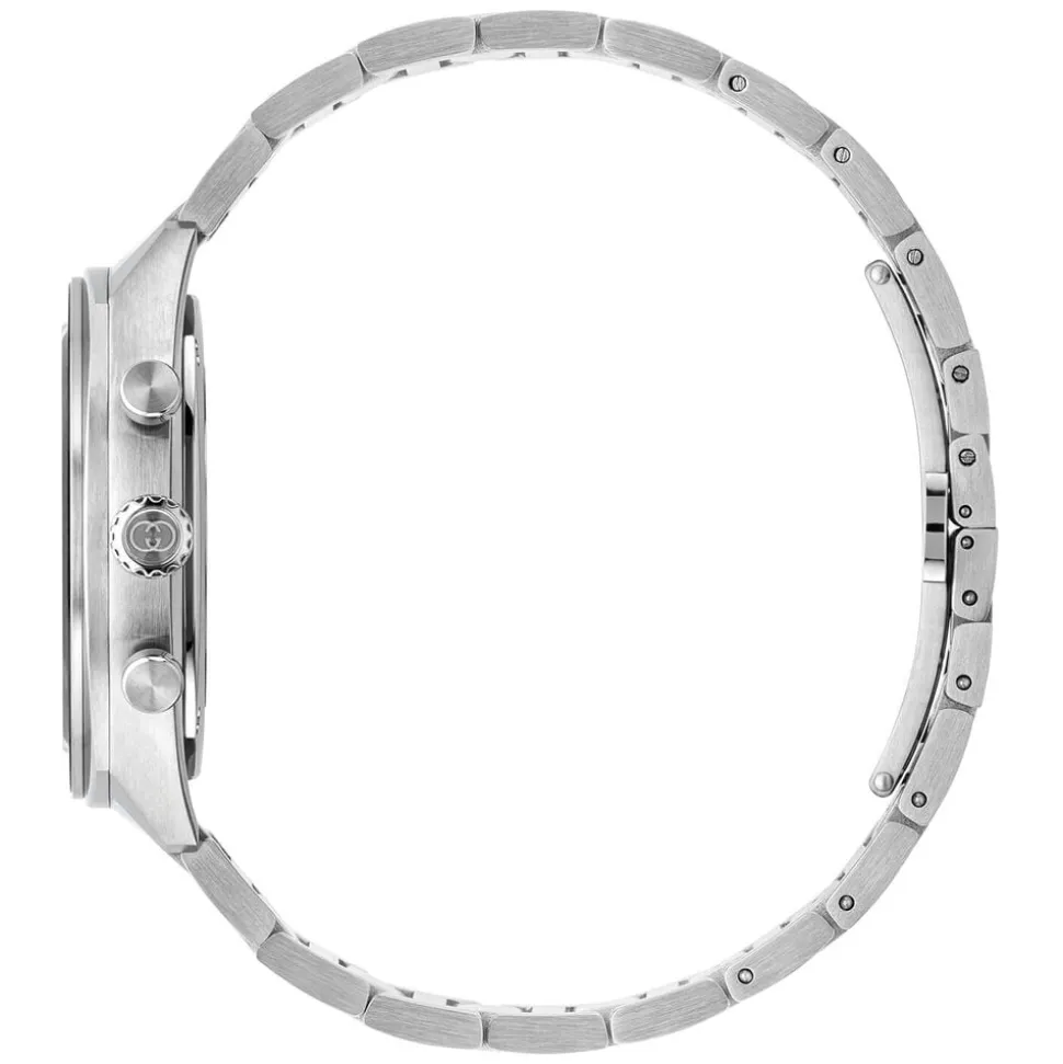 Gucci Interlocking Chronograph 41mm Green Dial Steel Bracelet Watch