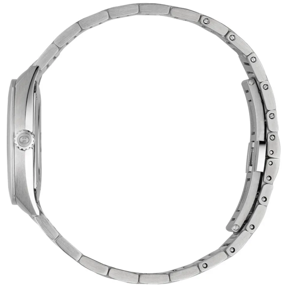 Gucci Interlocking 29mm Pink Dial Diamond Dots Steel Bracelet Watch