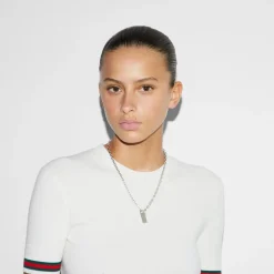 Gucci Trademark Padlock Pendant Chain Necklace