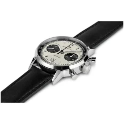 Hamilton American Classic Intra-Matic Auto 40mm Panda Dial Black Leather Strap Watch