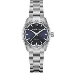 Hamilton Jazzmaster Performer Auto 34mm Blue Dial Steel Bracelet Watch