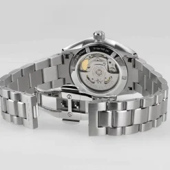 Hamilton Jazzmaster Performer Auto 34mm Pink Dial Steel Bracelet Watch