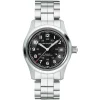Hamilton Khaki Field Auto 38mm Black Steel Case Black Strap Watch