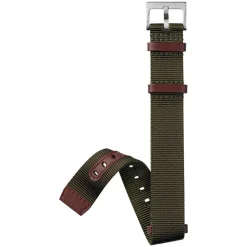 Hamilton Khaki Field Mechanical 38mm White Dial Steel Case Green Strap Watch