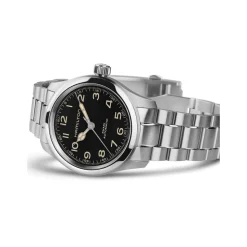Hamilton Khaki Field Murph 38mm Black Dial Steel Case & Bracelet Watch