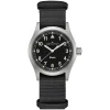Hamilton Khaki Field Quartz 38mm Black Dial Steel Case Black Strap Watch
