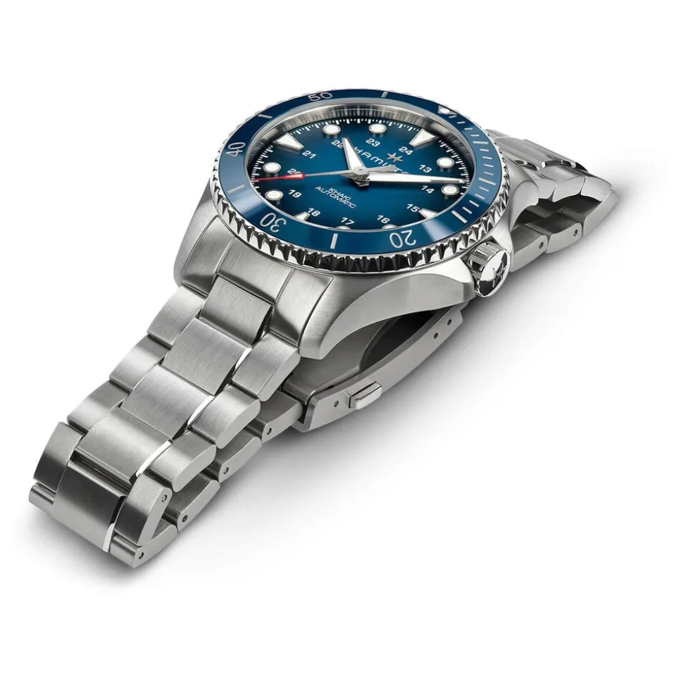 Hamilton Khaki Navy Scuba 43mm Blue Dial & Bezel Steel Case & Bracelet Watch